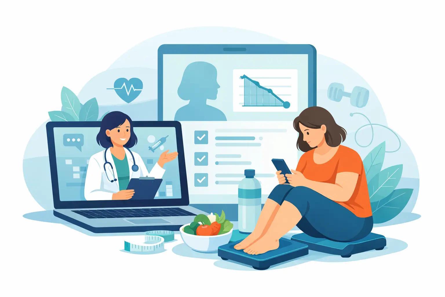 Clinician Supervised Weight Loss Online